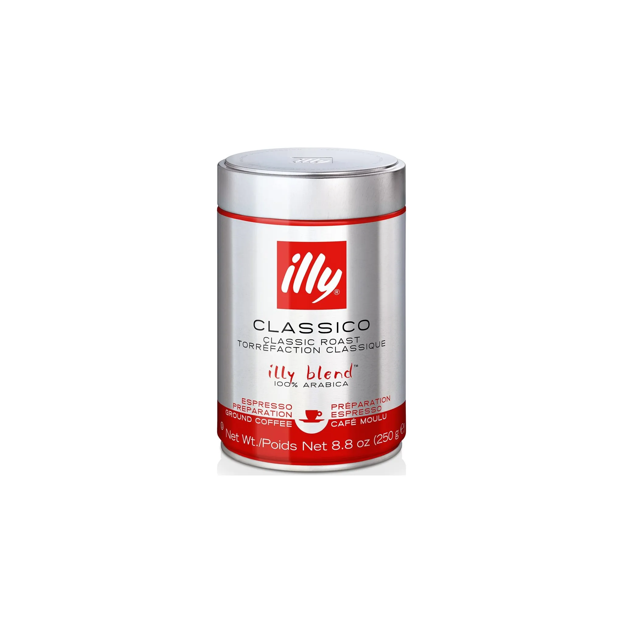 Fotografie 1 - Káva illy Clasico 100% Arabica mletá káva 250 g