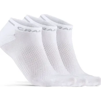 Dámské ponožky Funkční ponožky CRAFT CORE Dry Shaftless 5-pack - bílá Velikost: 46-48