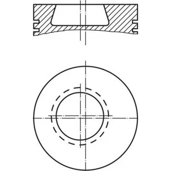 Píst motoru Píst MAHLE 002 80 00