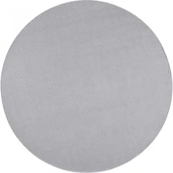 Koberec Kusový koberec Nasty 101595 Silber kruh 133x133 (průměr) kruh cm