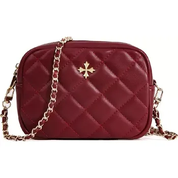 Kabelka Baellerry malá prošívaná kabelka Kená Červená