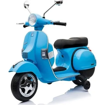 Dětské elektrovozidlo Mamido Dětský elektrický skútr Vespa modrá
