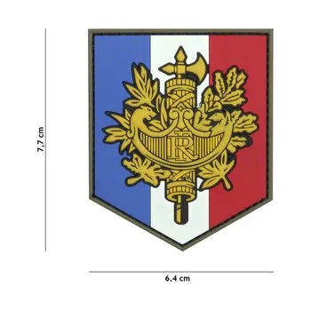 Nášivka Gumová nášivka 101 Inc znak French Shield - barevná