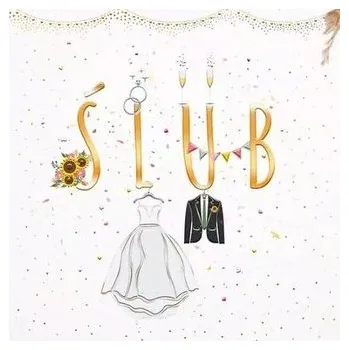 Karnet KW Ślub Państwo Młodzi