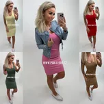 Šaty BASIC Barva: Tyrkys