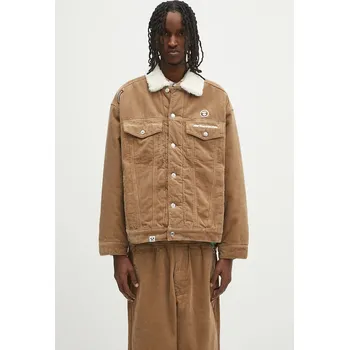 Dámská větrovka Manšestrová bunda AAPE Now, L, hnědá, 84X