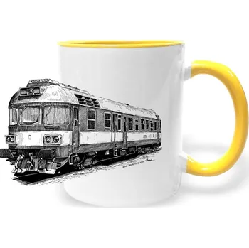 Hrnek - 854 - Motorový vůz Barva: Žlutá