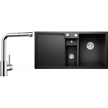 Granitový dřez Set RS Blanco Collectis 6 S + Blanco Mila-S (antracit + chrom)