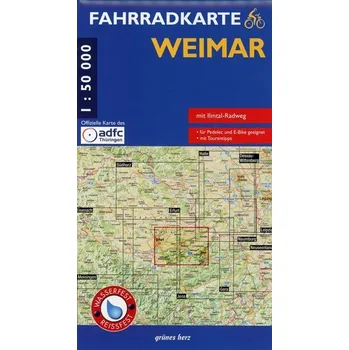 Fahrradkarte Weimar 1 : 50 000