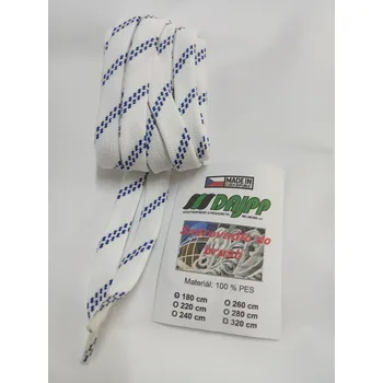 Tkaničky do bot DAJPP Bílo- modré délka tkaniček: 180