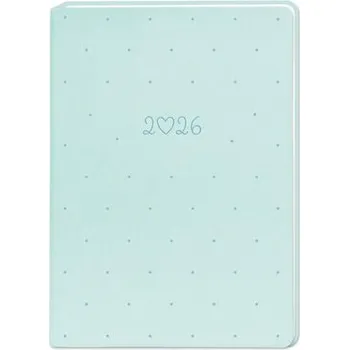 Terminplaner Lederlook 2026 Mint - Grafik Werkstatt
