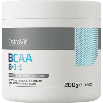 Aminokyselina OstroVit BCAA 8-1-1 - BCAA 8-1-1 (200 g, Citron)