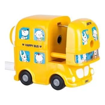 Vodová barva Temperówka ręczna na korbkę seria Cars żółta, Deli