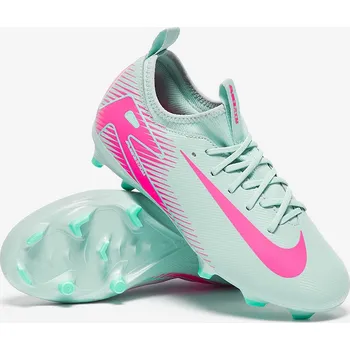 Kopačky Dětské kopačky Nike Zoom Vapor 16 Academy FG/MG zelená/růžová (1uk/ 33EU/ 20,5cm)