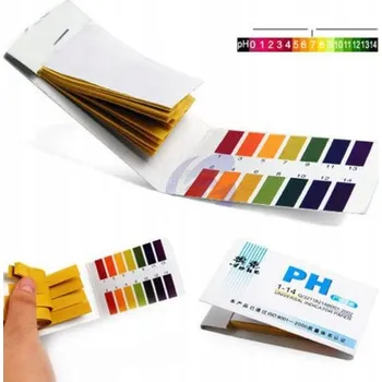 bazénový tester Lakmusové Papírky Testovací proužky pH 1-14, 80 ks