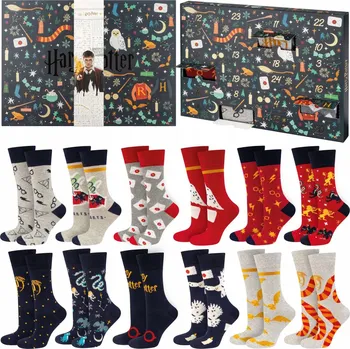 Pánské ponožky Soxo pánské ponožky 12-pack adventní kalendář Harry Potter