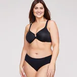 Stahující podprsenka WonderWire Glamorise se zapínáním vpředu, s kosticemi černá 80F
