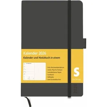 Kombitimer schwarz klein 2026 - Heye