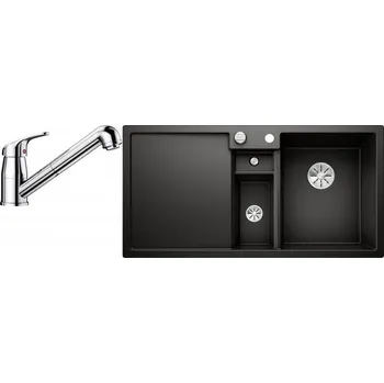 Kuchyňský dřez Set RS Blanco Collectis 6 S + Blanco Daras-S (černá + chrom)