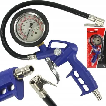 Příslušenství ke kompresoru PISTOLE PRO HUSTĚNÍ S GLICERINOVÝM MANOMETREM
