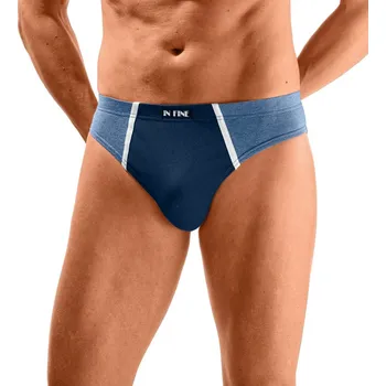 Boxerky Sada 8 sladěných slipů s nízkým pasem nám.modrá/modrá 109/116