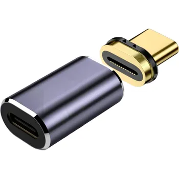 Datové redukce Rychlonabíjecí magnetický USB C adaptér 100W 20V 5A USB 4.0 40Gbps přenos dat 8K@60Hz adaptér Typ-C synchronizace nabíjení kompatibilní zařízení