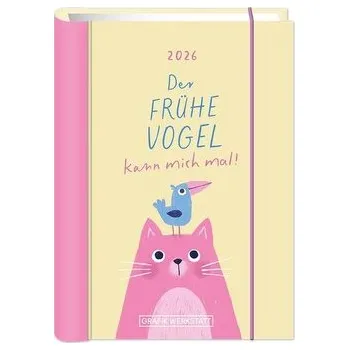 Terminplaner 2026 Der frühe Vogel - Grafik Werkstatt