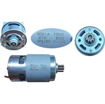 Náhradní motor do aku pily a vrtačky 21 V 10 zubů 775VC