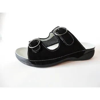 Dámská obuv MEDISTYLE zdravotní dámská pantofel Saskie Halux Barva: Černá, Velikost EU: 37