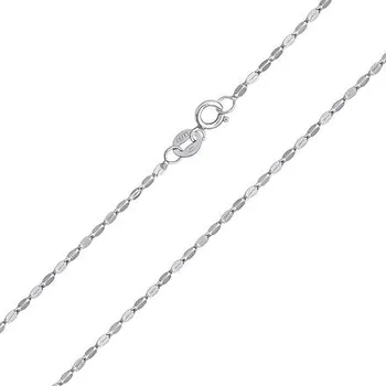 Řetízek Zlatý řetízek Coffee bean z bílého zlata - 1,7 mm varianta 50 cm FNN1477NGW-50 cm