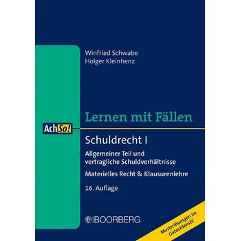 Schuldrecht I - Schwabe, Winfried [DE] (2025, Brožovaná, Boorberg, R. Verlag)