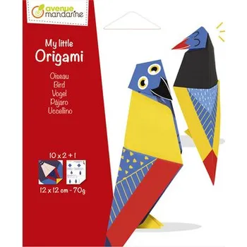 Dětské zboží Zestaw Mini Origami Siedzący Ptak, Avenue Mandarine