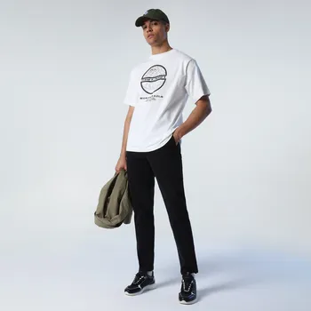 Pánské tričko Pánské Tričko s krátkým rukávem NORTH SAILS SS T-SHIRT W/GRAPHIC 692820-0105 – Bílá XL