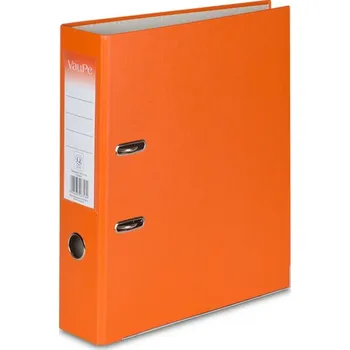 Segregator A4-75mm dźwig. z listwą Biznes pomarańczowy, VauPe