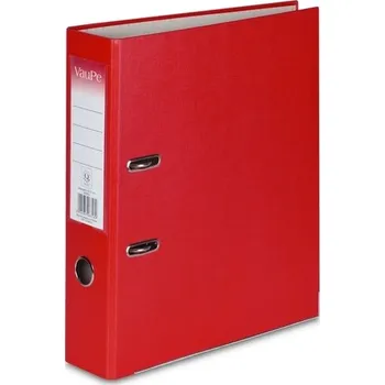 Archivační box Segregator A4-50mm dźwig. z listwą Biznes czerwony, VauPe