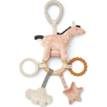 Hračka pro nejmenší LIEWOOD Aktivity kroužek Angie - Unicorn / Apple blossom mix