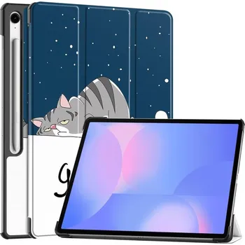 Pouzdro na tablet VSECHNONAMOBIL 107607 ART Zaklápěcí pouzdro pro Samsung Galaxy Tab S10 FE+ LAZY CAT