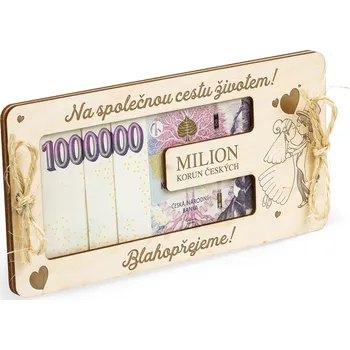 Firemní krabičky KP0003/2 svatební přání na společnou cestu životem