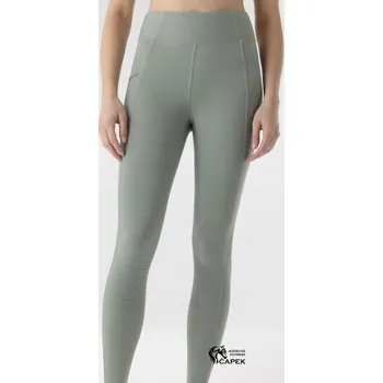 Jezdecké kalhoty Legíny Equiline -EDIEFH- - Světle zelená/364 - M