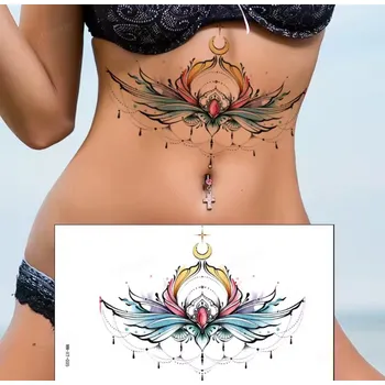 Odstranitelné tetování Dočasné voděodolné tetování - Sexy tetování na břicho, záda, dekolt - vzor