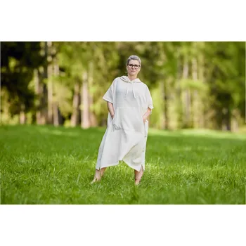 Dámský župan Nelly Mušelínové pončo dámské - Vanilková Rozměr: UNI