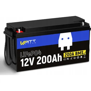 Trakční baterie WattCycle LiFePO4 12V 200Ah