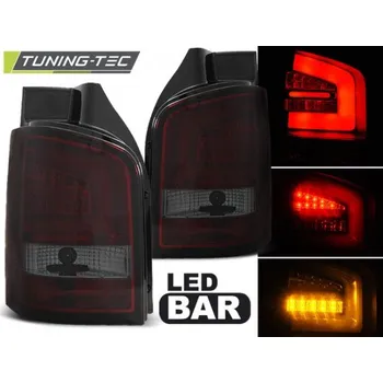 Zadní světlomet Tuning-Tec Zadní čirá LED světla Volkswagen T5 (2003 - 2009) - červené kouřové