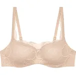 Dámská podprsenka Body Make-Up Illusion Lace Balconette - Triumph coffee sugar (3091) 070C