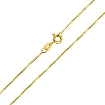 Řetízek Zlatý řetízek Curb Pancr ze žlutého zlata - 0,8 mm varianta 36 cm FNN1653NGY-36 cm