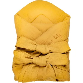 Zavinovačka ENIE BABY mušelínová zavinovačka karamelová 80 cm