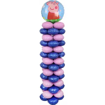 Balónek Balónky Balónková girlanda sloup z balónků AVEC prasátko Pepa PIG PEPA 160 cm