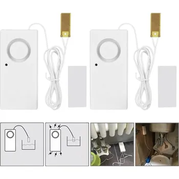 Zabezpečovací technika HLÁSIČ ÚNIKU VODY ZAPLAVENÍ DETEKTOR ALARM HLADINY VODY 120dB