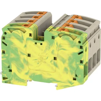 Weidmüller 2552120000 řadová svorka průchodky 64 mm pružinové připojení béžová, zelená, žlutá 1 ks