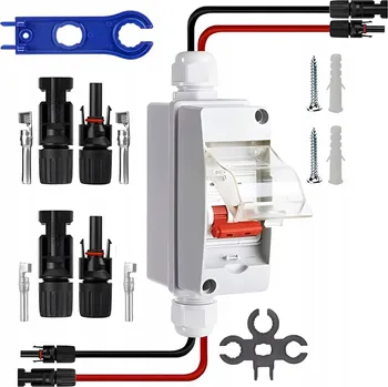 vypínač ODPOJOVAČ STEJNOSMĚRNÉHO PROUDU IP65 VODOTĚSNÝ 2P 500V 32A